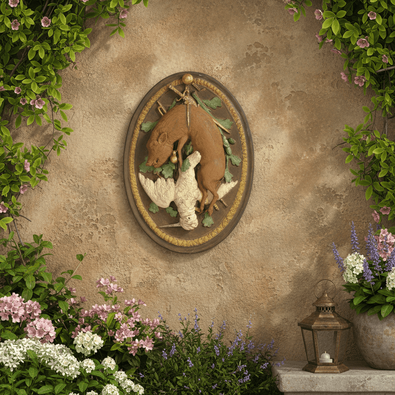 Boar Trophy Outdoor Plaque (3.0 - Inch) Side Angle