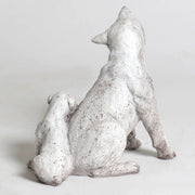 Boxer Dog and Pup Garden Statue (13.5 - Inch) Other Angle