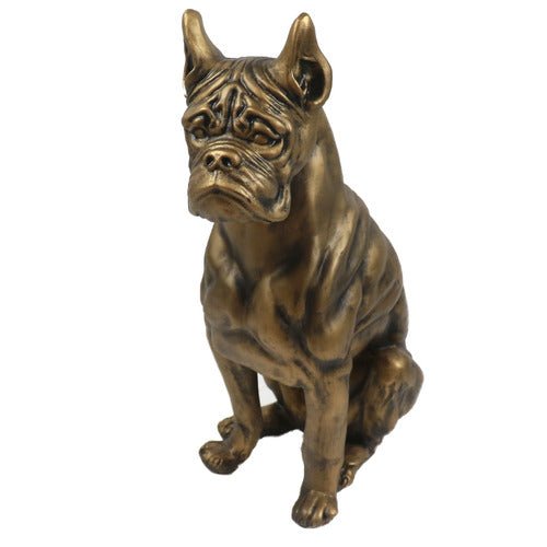 Boxer Dog Garden Statue (30 - Inch) Side View