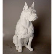 Boxer Dog Garden Statue (30 - Inch) Side Angle