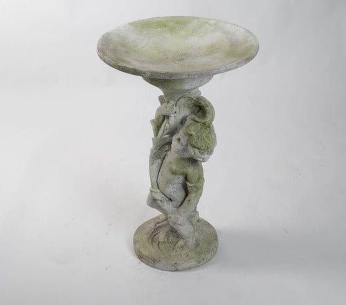 Boy Of Barga Birdbath Statue (Xx - Inch) Side Angle