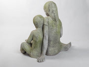 Brother And Sister Moment Statue (25 - Inch) Side Angle