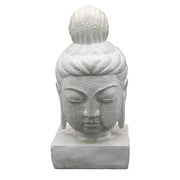 Buddha Head Statue (11 - Inch) Side View