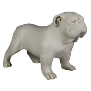 Bulldog Dog Garden Statue (17 - Inch) Side View