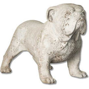 Bulldog Dog Garden Statue (17 - Inch) Side View