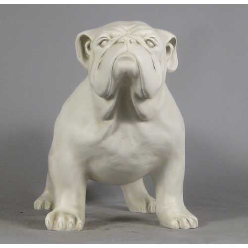 Bulldog Dog Garden Statue (17 - Inch) Different Angle