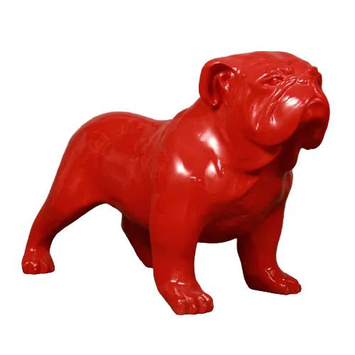 Bulldog Dog Garden Statue (17 - Inch)