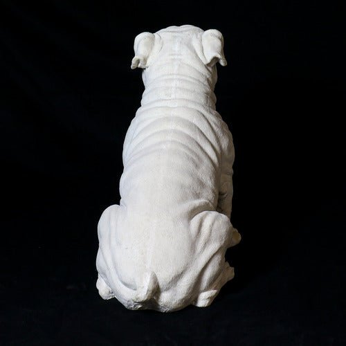 Bulldog Dog Garden Statue (18 - Inch) Different Angle