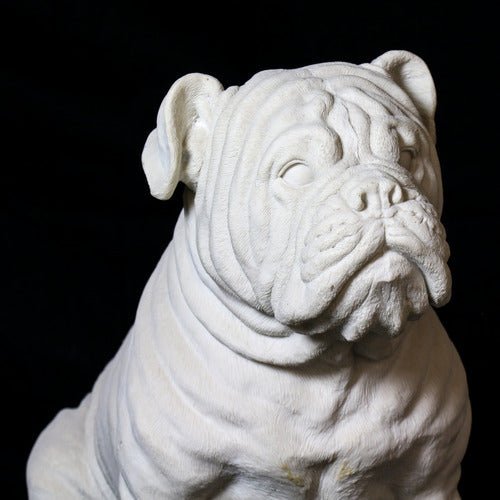 Bulldog Dog Garden Statue (18 - Inch)