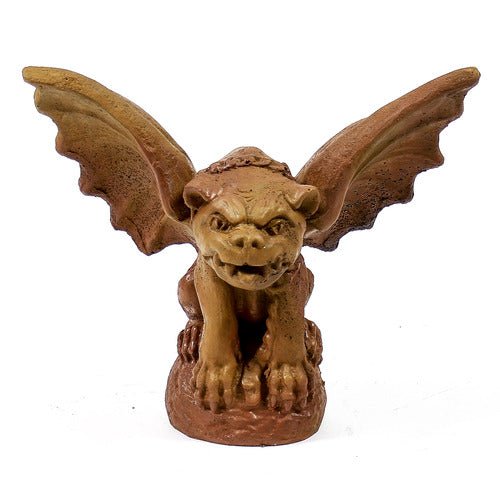 Bulldog Gargoyle Statue (12 - Inch) Side View