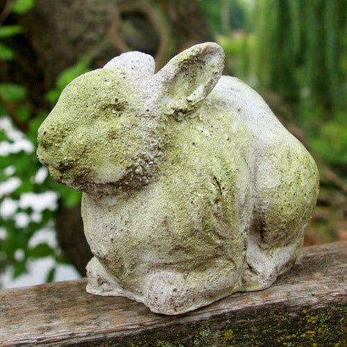 Bunny Garden Statue (4 - Inch) Different Angle
