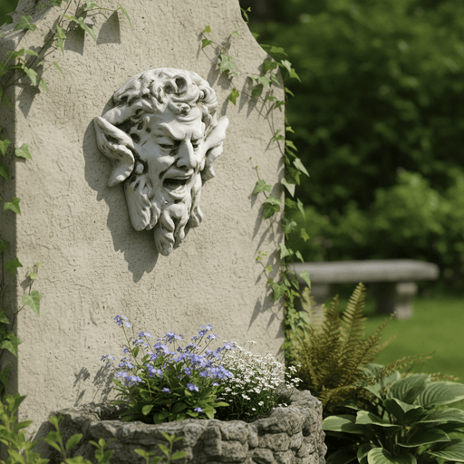 Caderel Relief Statue (7 - Inch) Side Angle