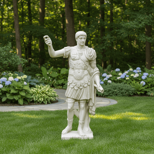 Caesar Augustus Statue (83 - Inch) Side Angle