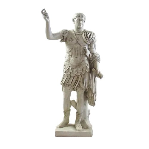 Caesar Augustus Statue (83 - Inch) Side View