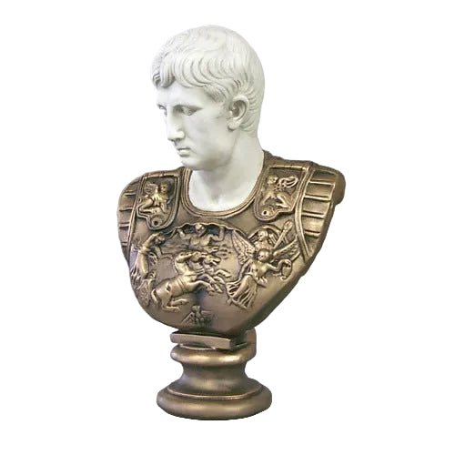 Caesar Bust Display Decor (24 - Inch)