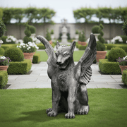 Caesar's Griffin Outdoor Statue (39 - Inch) Side Angle