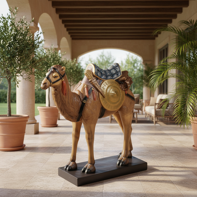 Camel Garden Statue (28-Inch)