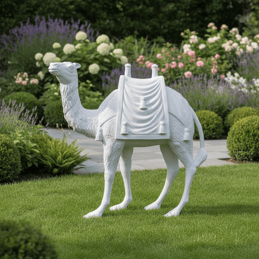 Camel Garden Statue (72 - Inch) Side Angle