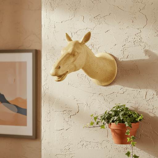 Camel Head Garden Statue (31 - Inch) Side Angle
