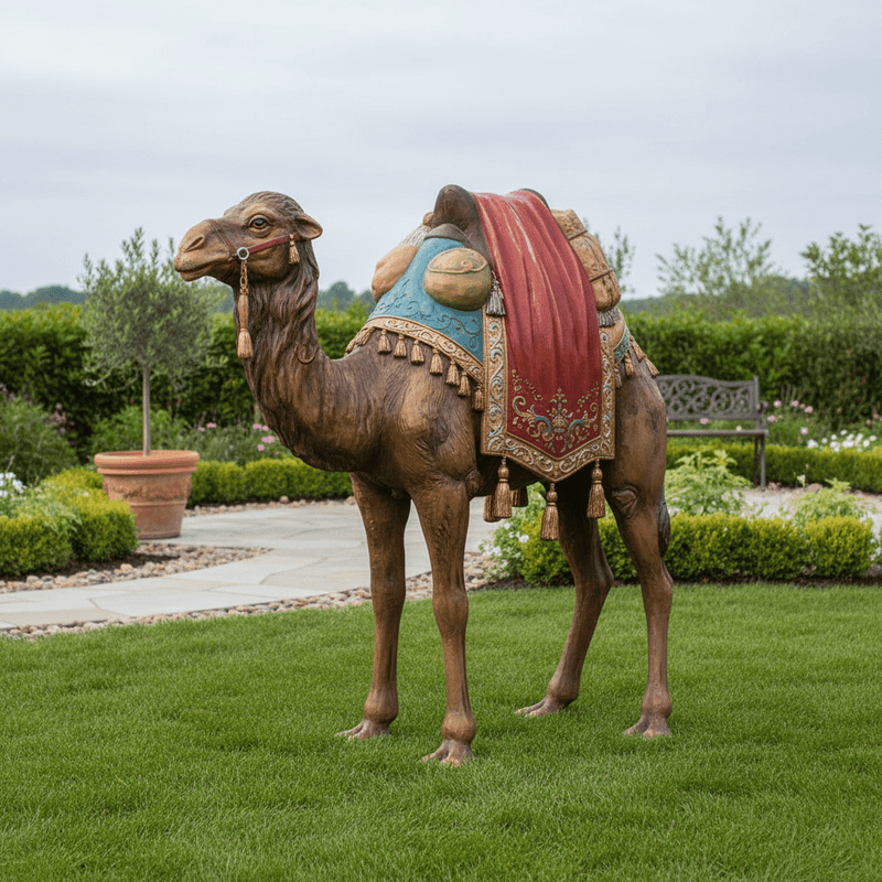 Camel Statue for Religious Scenes (82 - Inch) Side Angle