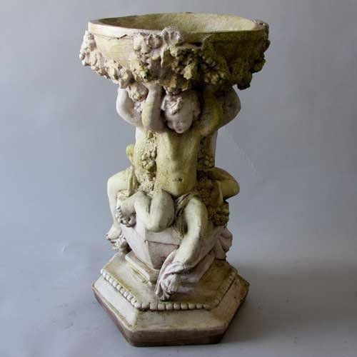 Capri Cherubs Garden (16 - Inch) Different Angle