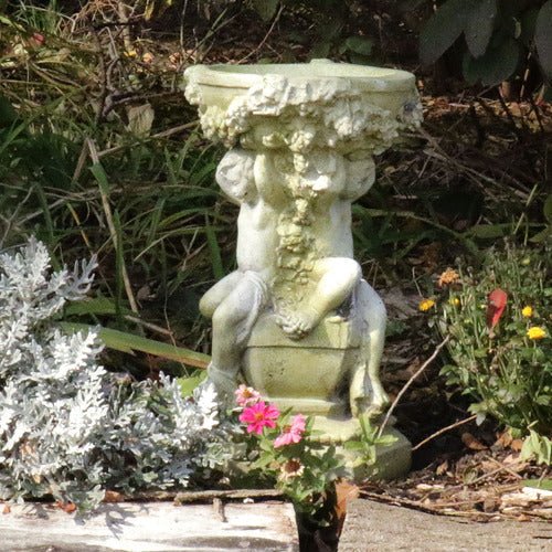 Capri Cherubs Garden (16 - Inch) Side Angle