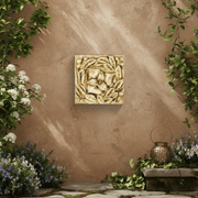 Carnation Remnant Garden Plaque (12.0 - Inch) Side Angle
