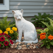 Cat Garden Statue (13-Inch)