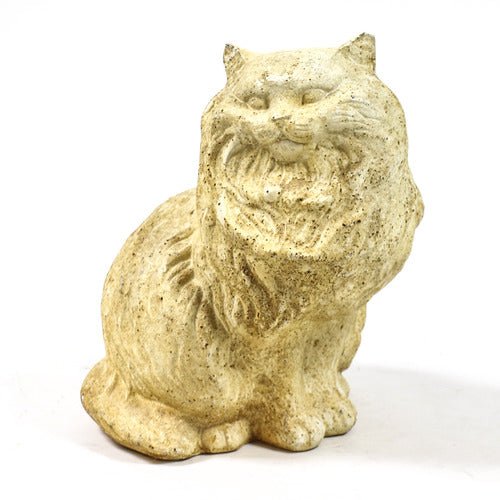 Cat Garden Statue (14 - Inch) Side View