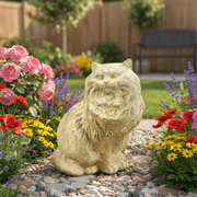 Cat Garden Statue (14 - Inch) Side Angle