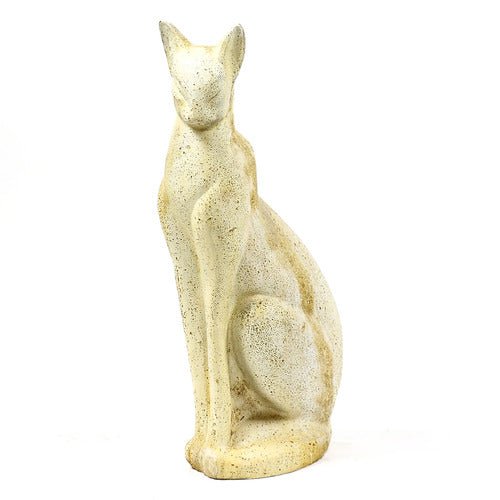 Cat Garden Statue (24 - Inch) Side View