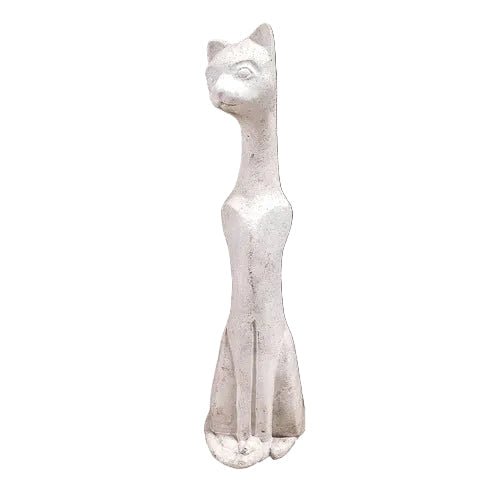 Cat Garden Statue (27.5 - Inch) Side View