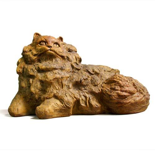 Cat Garden Statue (8 - Inch)