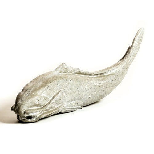 Catfish Garden Statue (24 - Inch) Side View