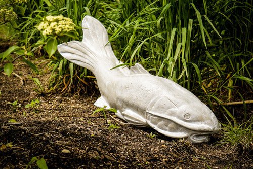 Catfish Garden Statue (24 - Inch) Other Angle