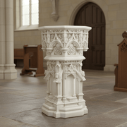 Cathedral Pedestal Statue Bfrlc (44-Inch)