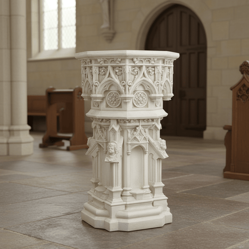 Cathedral Pedestal Statue Bfrlc (44-Inch)