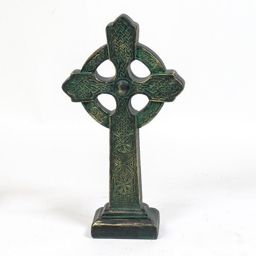 Celtic Cross Religious Statue (16-Inch)