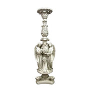 Ceremonial Angels Honoring Jesus with "IHS" Candleholder Outdoor Statue (60 - Inch)