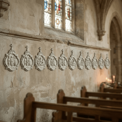Chapel Wall Plaque Set Station 1-14