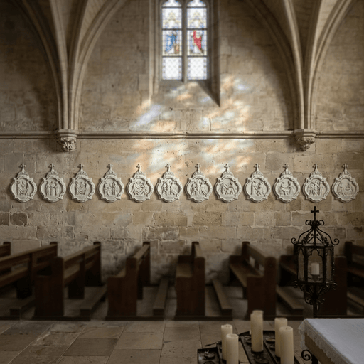 Chapel Wall Plaque Set Station 1-14