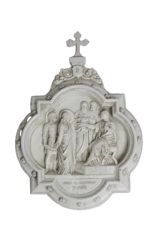 Chapel Wall Plaque Stations of the Cross Number 1 (13.5 - Inch)
