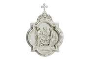 Chapel Wall Plaque Stations of the Cross Number 14 (13.5 - Inch) Side View