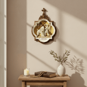 Chapel Wall Plaque Stations of the Cross Number 5 (13.5 - Inch) Side Angle