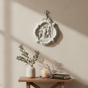 Chapel Wall Plaque Stations of the Cross Number 5 (13.5 - Inch) Side Angle