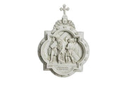 Chapel Wall Plaque Stations of the Cross Number 5 (13.5 - Inch) Side View