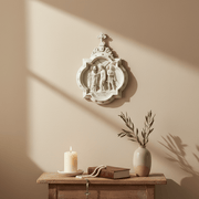 Chapel Wall Plaque Stations of the Cross Number 6 (13.5 - Inch) Side Angle