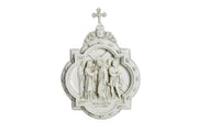Chapel Wall Plaque Stations of the Cross Number 6 (13.5 - Inch) Side View