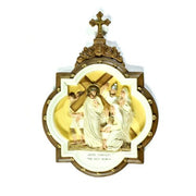 Chapel Wall Plaque Stations of the Cross Number 8 (13.5 - Inch)