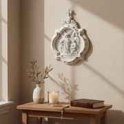 Chapel Wall Plaque Stations of the Cross Number 8 (13.5 - Inch) Side Angle